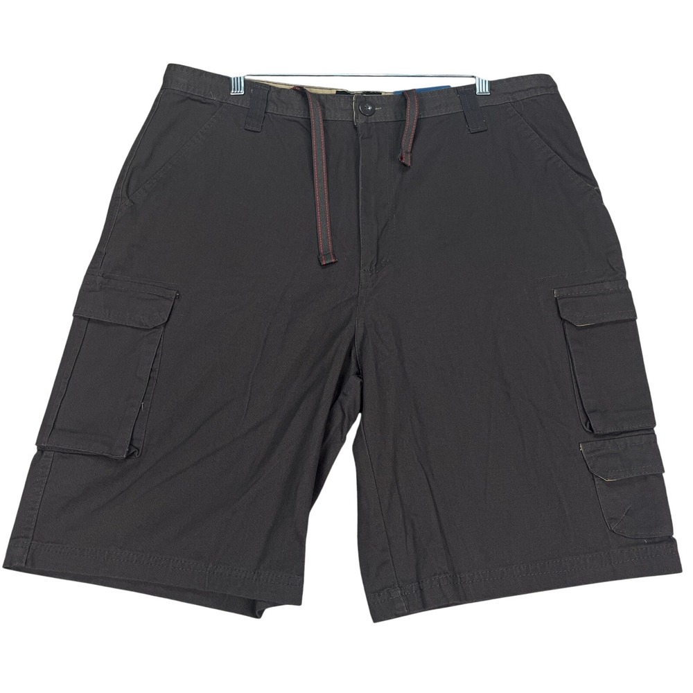 RW Rugged Wear Mens Cargo Shorts Size 38 Brown Cotton Blend NEW